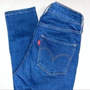 Levi's 721 Blue Jeans ALTERED 99% Cotton SIZE: 25/28